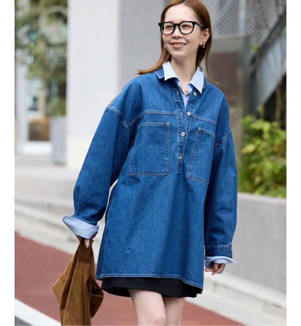 SLOBE IENA「Wash Cotton Color シャツ」|シャツ・ブラウス|