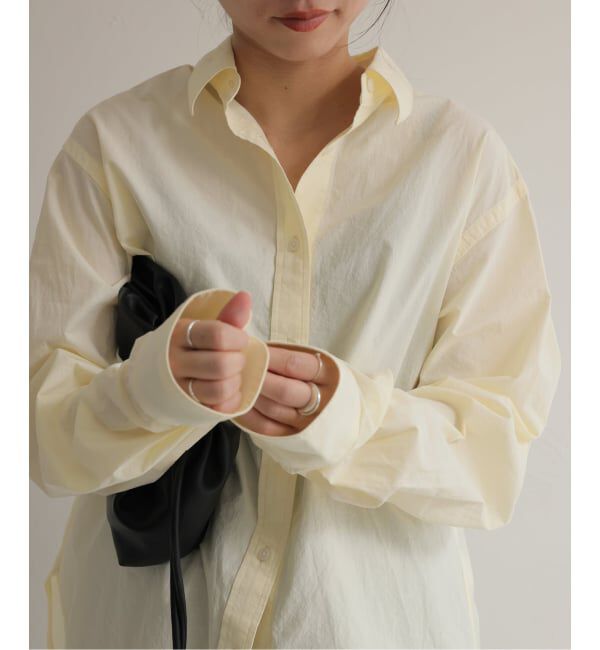 SLOBE IENA「Wash Cotton Color シャツ」|シャツ・ブラウス|