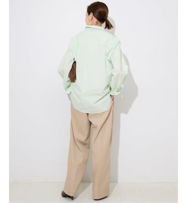 SLOBE IENA「Wash Cotton Color シャツ」|シャツ・ブラウス|