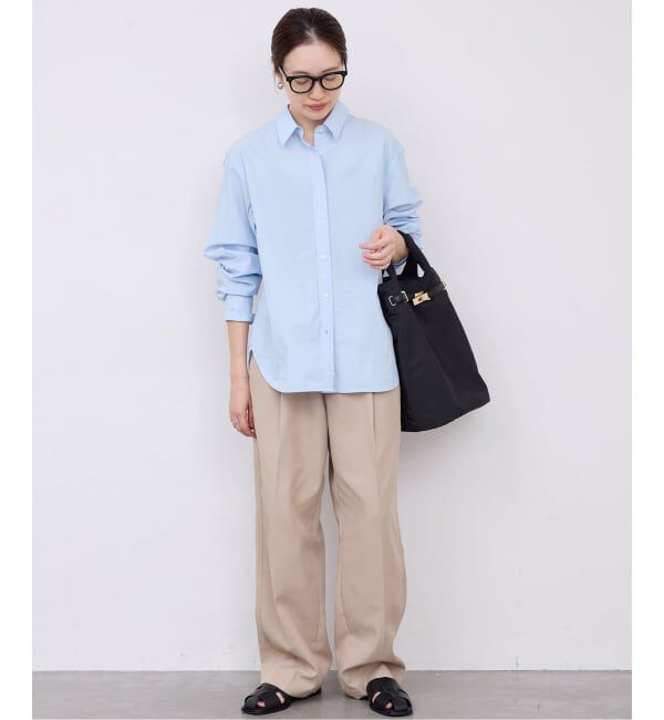 SLOBE IENA「Wash Cotton Color シャツ」|シャツ・ブラウス|