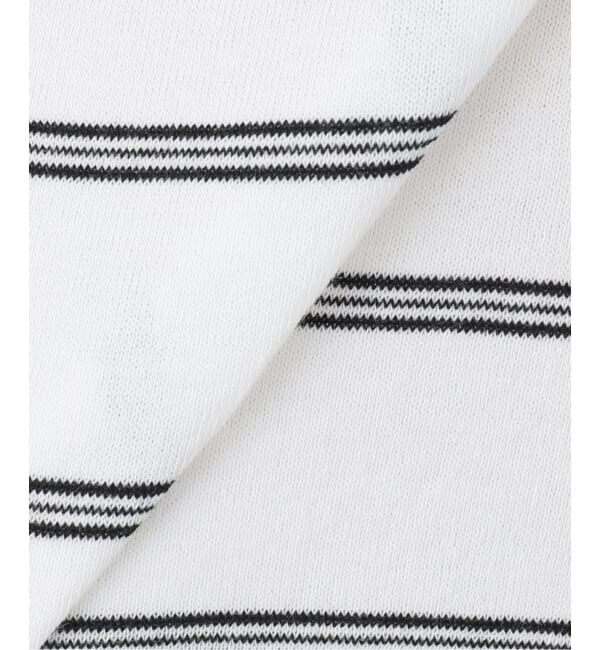 IENA「襟付きボーダーニット」|ニット・セーター|