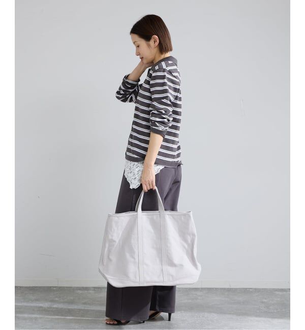 IENA「襟付きボーダーニット」|ニット・セーター|