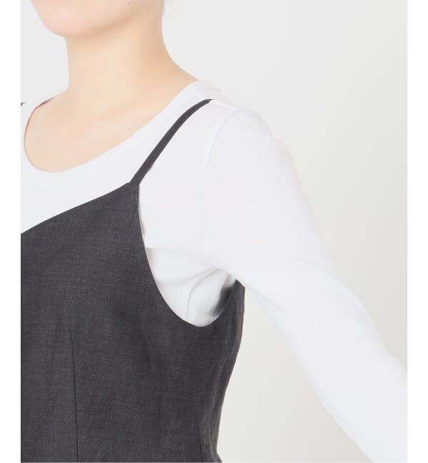 IENA「《セットアップ対応/予約》ウォッシャブル リネン混シェイプジレ」|その他|