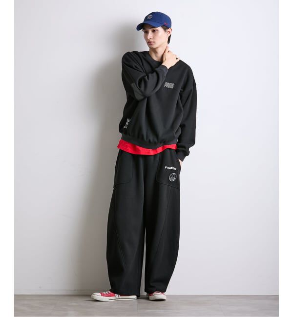 Paris Saint-Germain「【Paris Saint-Germain / パリ・サン＝ジェルマン】 JP Knit-Like Script Sweat」|スウェット・ジャージ|