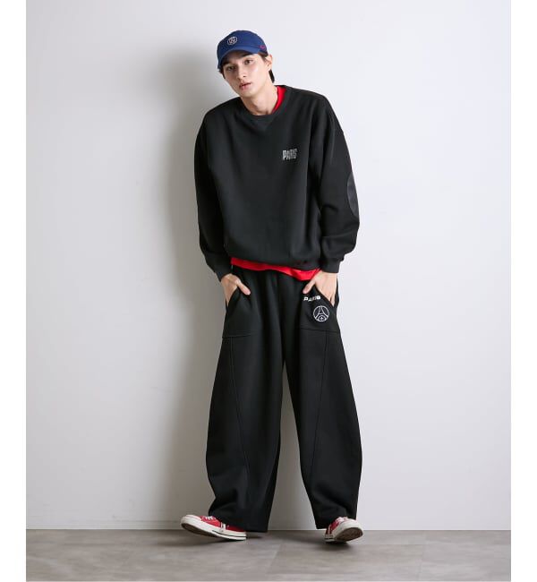 Paris Saint-Germain「【Paris Saint-Germain / パリ・サン＝ジェルマン】 JP Knit-Like Script Sweat」|スウェット・ジャージ|