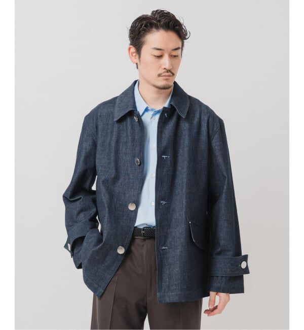 EDIFICE「MACKINTOSH(マッキントッシュ) 別注 HUMBIE/ハンビー デニム SHORT SL」|デニムジャケット|