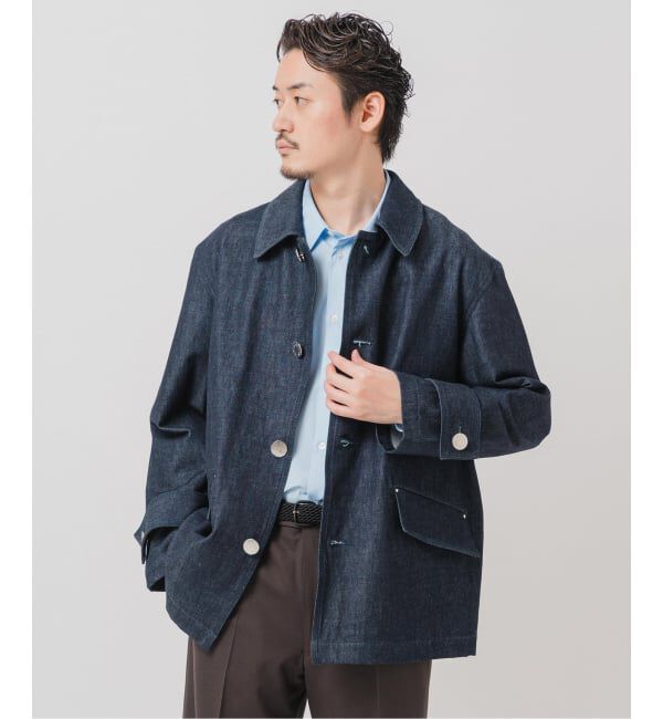 EDIFICE「MACKINTOSH(マッキントッシュ) 別注 HUMBIE/ハンビー デニム SHORT SL」|デニムジャケット|