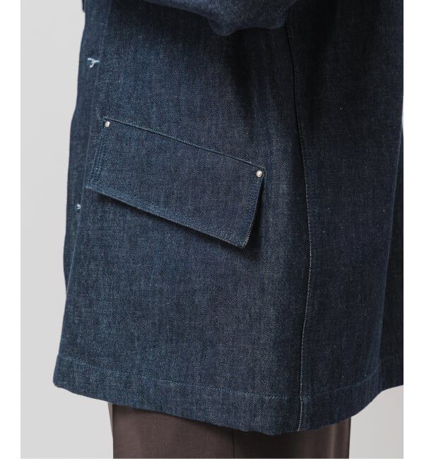 EDIFICE「MACKINTOSH(マッキントッシュ) 別注 HUMBIE/ハンビー デニム SHORT SL」|デニムジャケット|