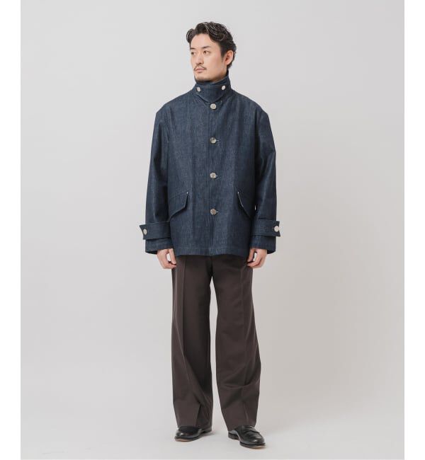 EDIFICE「MACKINTOSH(マッキントッシュ) 別注 HUMBIE/ハンビー デニム SHORT SL」|デニムジャケット|