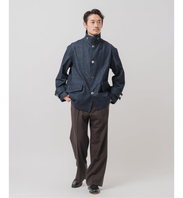 EDIFICE「MACKINTOSH(マッキントッシュ) 別注 HUMBIE/ハンビー デニム SHORT SL」|デニムジャケット|