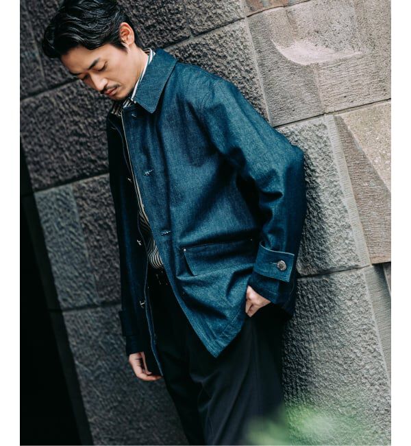 EDIFICE「MACKINTOSH(マッキントッシュ) 別注 HUMBIE/ハンビー デニム SHORT SL」|デニムジャケット|