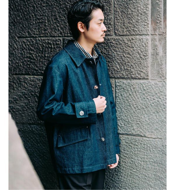 EDIFICE「MACKINTOSH(マッキントッシュ) 別注 HUMBIE/ハンビー デニム SHORT SL」|デニムジャケット|