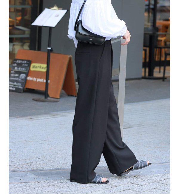 JOURNAL STANDARD「《追加2》ウールライクストレッチスラックスパンツ」|スラックス|