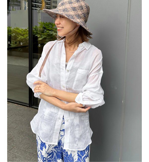 JOURNAL STANDARD relume「《追加2》手洗い可 / ラミーオーバーサイズシャツ」|シャツ・ブラウス|