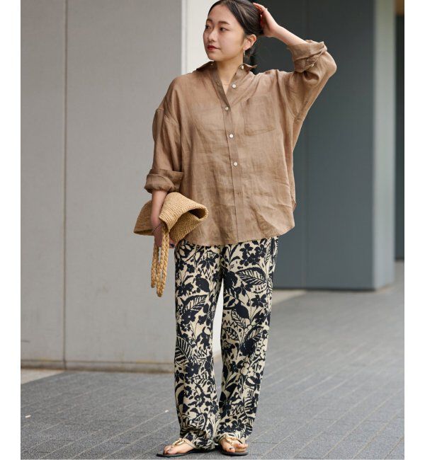 JOURNAL STANDARD relume「《追加2》手洗い可 / ラミーオーバーサイズシャツ」|シャツ・ブラウス|