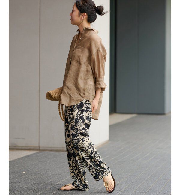 JOURNAL STANDARD relume「《追加2》手洗い可 / ラミーオーバーサイズシャツ」|シャツ・ブラウス|