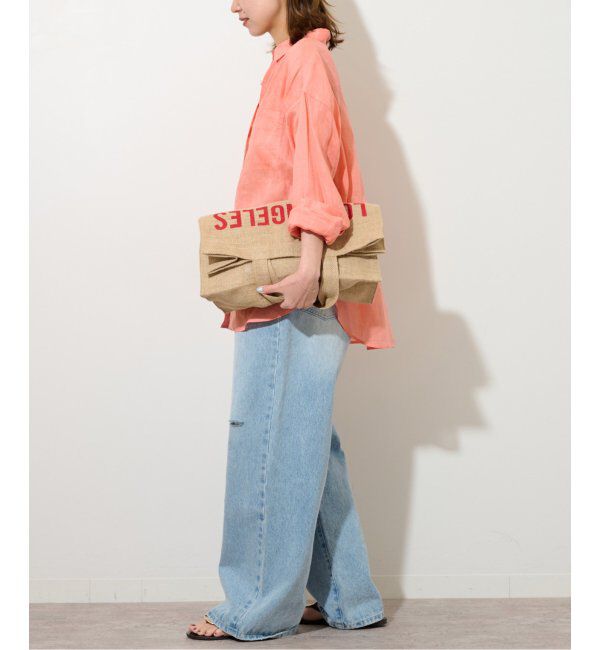 JOURNAL STANDARD relume「《追加2》手洗い可 / ラミーオーバーサイズシャツ」|シャツ・ブラウス|