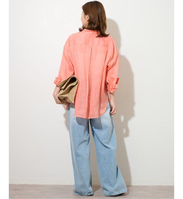 JOURNAL STANDARD relume「《追加2》手洗い可 / ラミーオーバーサイズシャツ」|シャツ・ブラウス|