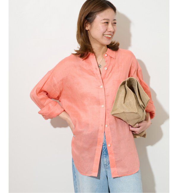 JOURNAL STANDARD relume「《追加2》手洗い可 / ラミーオーバーサイズシャツ」|シャツ・ブラウス|