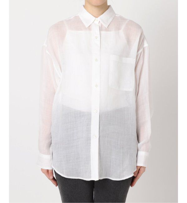 JOURNAL STANDARD relume「《追加2》手洗い可 / ラミーオーバーサイズシャツ」|シャツ・ブラウス|