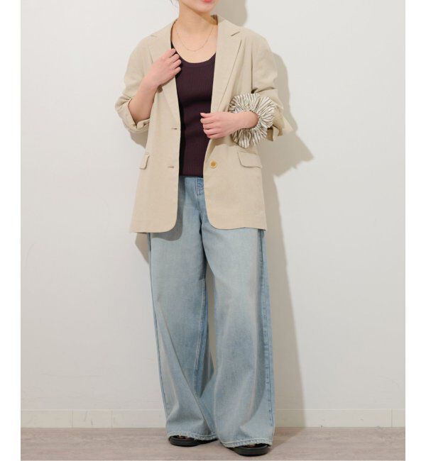 JOURNAL STANDARD relume「《追加2》Vis/Polyクルーネックリブタンクトップ」|タンクトップ|