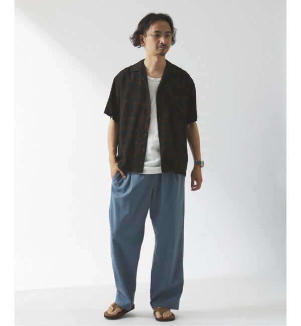 JOURNAL STANDARD relume「リネンブレンド 1タック &rdquo;レイジー&rdquo; パンツ」|スラックス|