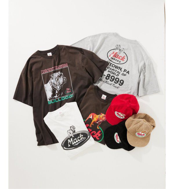 JOURNAL STANDARD relume「MACK TRUCKS / マック・トラックス 別注 フェード プリント Tシャツ」|Tシャツ・カットソー|