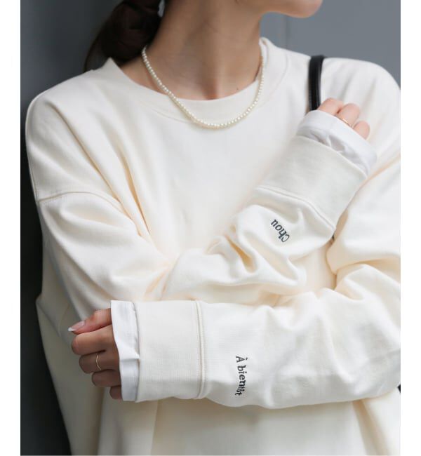 JOURNAL STANDARD relume「《WEB限定》［2枚セット］3WAY刺繍レイヤードスウェット」|スウェット・ジャージ|