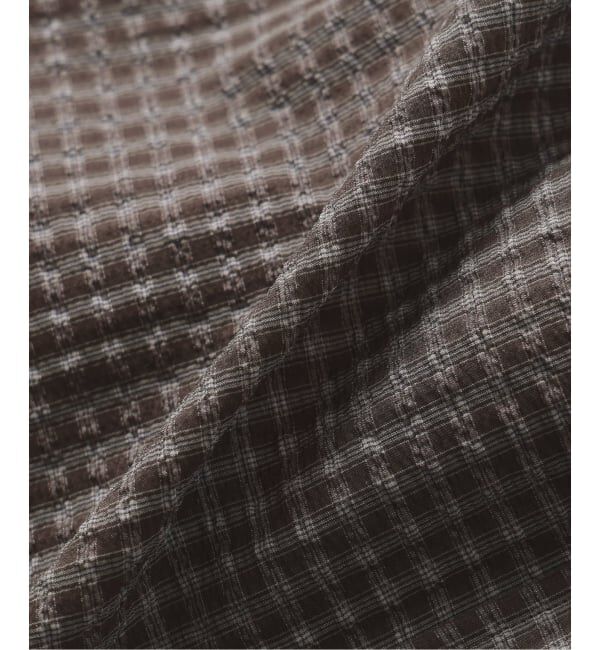 JOURNAL STANDARD relume「ストレッチ サッカー ミニ チェック 半袖 シャツ」|シャツ・ブラウス|