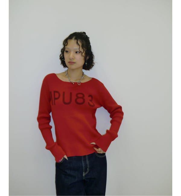 Oriens JOURNAL STANDARD「IPU83 ロゴニット」|ニット・セーター|