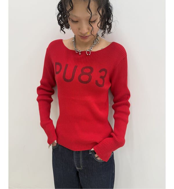 Oriens JOURNAL STANDARD「IPU83 ロゴニット」|ニット・セーター|