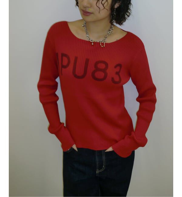 Oriens JOURNAL STANDARD「IPU83 ロゴニット」|ニット・セーター|