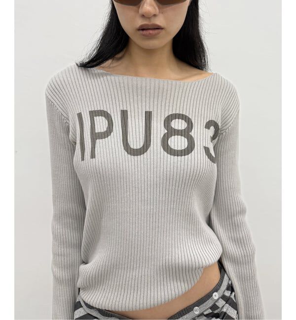 Oriens JOURNAL STANDARD「IPU83 ロゴニット」|ニット・セーター|