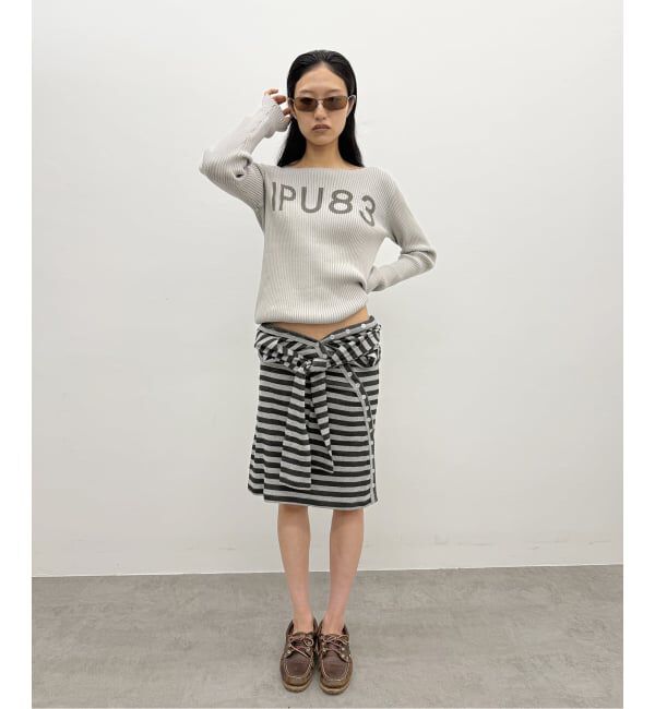 Oriens JOURNAL STANDARD「IPU83 ロゴニット」|ニット・セーター|