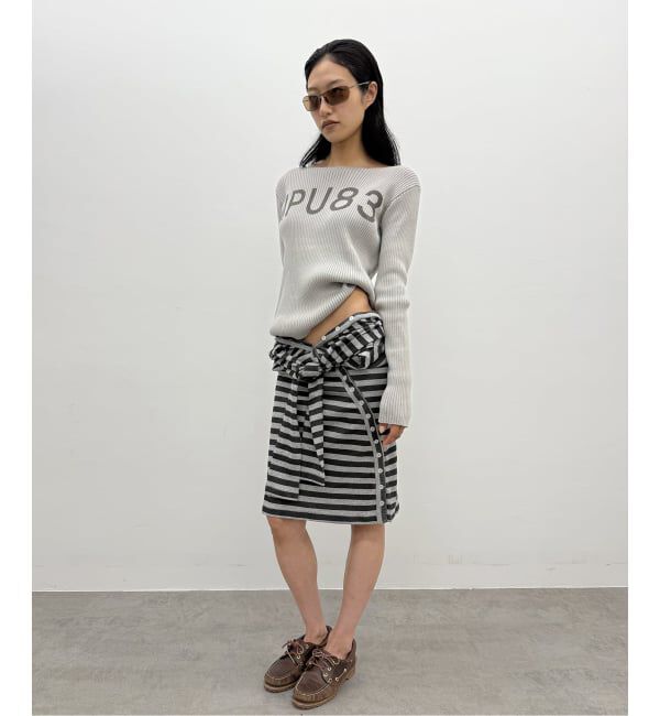 Oriens JOURNAL STANDARD「IPU83 ロゴニット」|ニット・セーター|