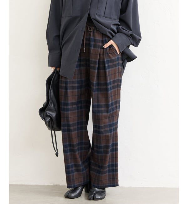 JOURNAL STANDARD「PATTERN WOOL イージーパンツ」|その他|ブラウン C