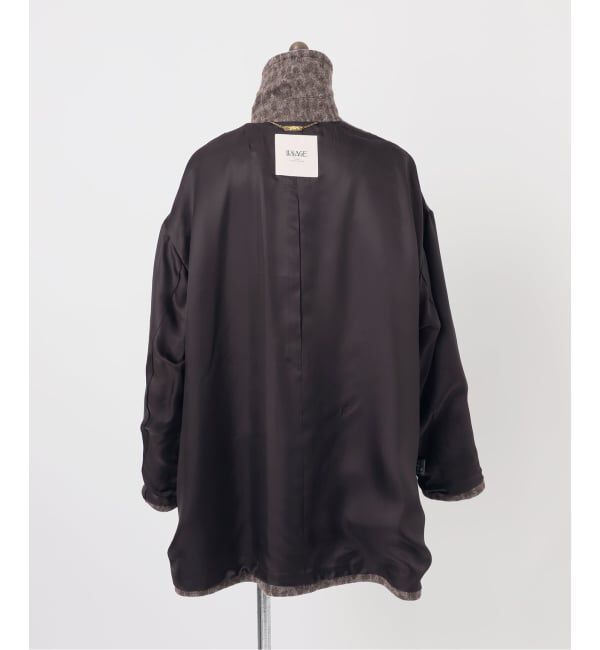 journal standard L'essage「BALLI レオパードステンカラーショートコート」|ステンカラーコート|