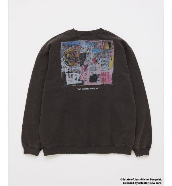 JOURNAL STANDARD「Jean-Michel Basquiat / ジャン＝ミシェル・バスキア プリント スウェット」|スウェット・ジャージ|ブラック