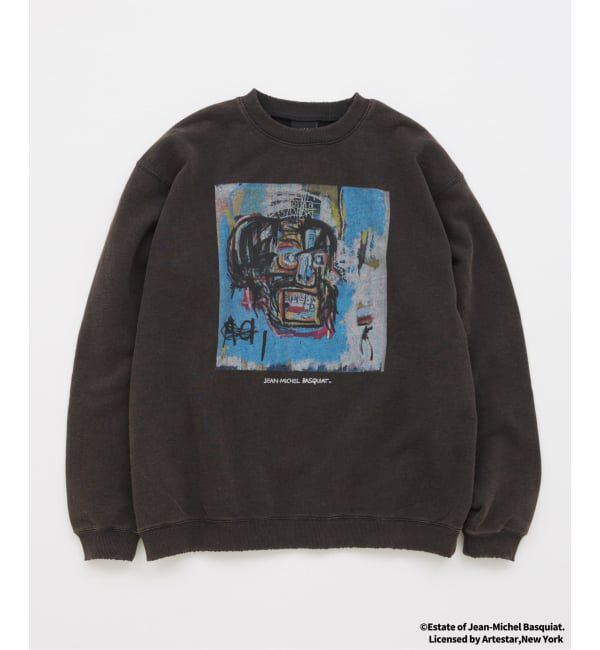 JOURNAL STANDARD「Jean-Michel Basquiat / ジャン＝ミシェル・バスキア プリント スウェット」|スウェット・ジャージ|ブラック A