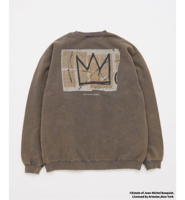 JOURNAL STANDARD「Jean-Michel Basquiat / ジャン＝ミシェル・バスキア プリント スウェット」|スウェット・ジャージ|グレー