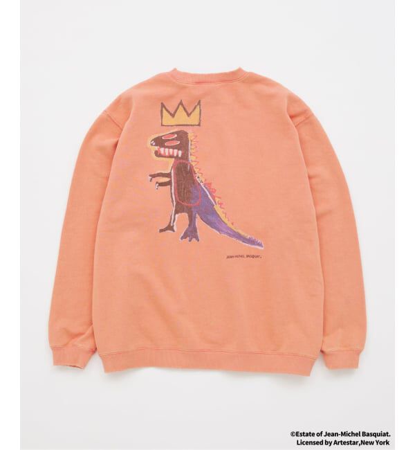 JOURNAL STANDARD「Jean-Michel Basquiat / ジャン＝ミシェル・バスキア プリント スウェット」|スウェット・ジャージ|ピンク