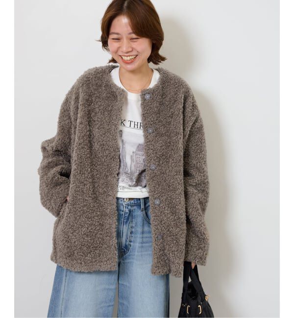 JOURNAL STANDARD relume「《WEB限定追加2》ボアカラーレスジャケット」|その他|