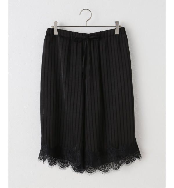 JOURNAL STANDARD「【ARCHIVE STANCE/アーカイブスタンス】 Satin Stripe Shorts」|スラックス|ブラック