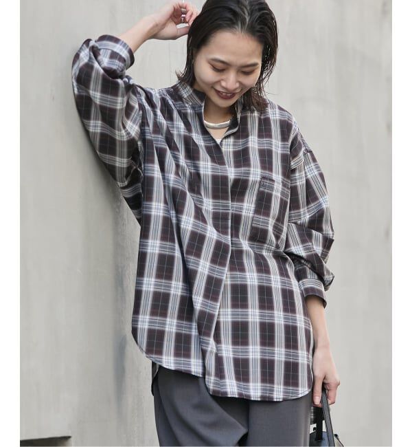 JOURNAL STANDARD「《追加》スタンドプルオーバー」|シャツ・ブラウス|ブラック C