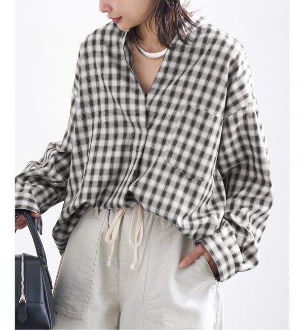 JOURNAL STANDARD「《追加》スタンドプルオーバー」|シャツ・ブラウス|ナチュラル A