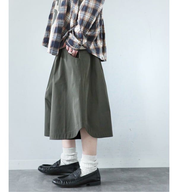 journal standard luxe「TCメモリーギャザーハーフパンツ」|その他|カーキ