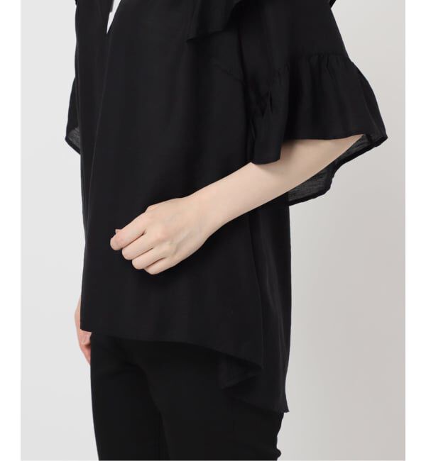 JOURNAL STANDARD「《追加予約》ソフトクロスフリルスリーブブラウス」|シャツ・ブラウス|