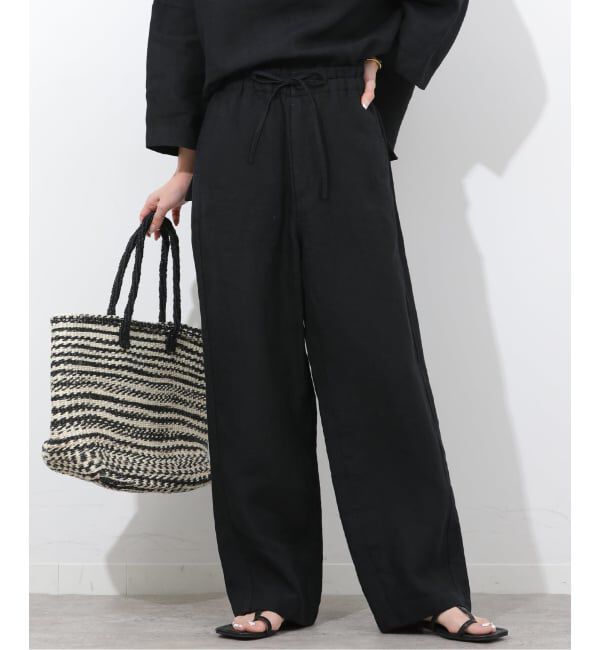 JOURNAL STANDARD relume「《予約》［26SS新作］ベルギーリネンワイドイージーパンツ」|その他|