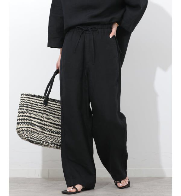 JOURNAL STANDARD relume「《予約》［26SS新作］ベルギーリネンワイドイージーパンツ」|その他|