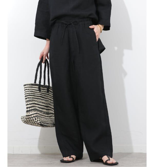 JOURNAL STANDARD relume「《予約》［26SS新作］ベルギーリネンワイドイージーパンツ」|その他|